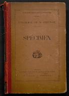 Fonderie G. Peignot. Spécimen