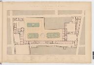 Plan général du rez-de-chaussée du Palais Cardinal et de l'Hôtel de Soubise. [Imprimerie royale 1841]