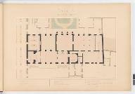 Bâtiment A plan du rez-de-chaussée. [Imprimerie royale 1841]