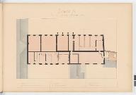 Bâtiment A plan de l'entresol et du premier étage. [Imprimerie royale 1841]