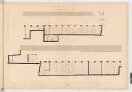 Bâtiment C, C bis et C ter plan du rez-de-chaussée. [Imprimerie royale 1841]