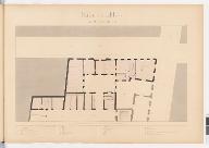 Bâtiment K, L, M et N, plan du rez-de-chaussée. [Imprimerie royale 1841]