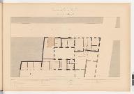 Bâtiment K, L, M et N, plan du premier étage. [Imprimerie royale 1841]