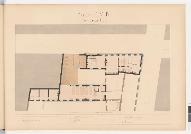 Bâtiment K, L, M et N, plan du deuxième étage. [Imprimerie royale 1841]