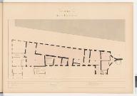 Bâtiment O plan du rez-de-chaussée. [Imprimerie royale 1841]