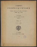 Corpus inscriptionum semiticarum ab academia inscriptionum et litterarum humanorium conditum atque digestum [4/4]
