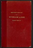 Imprimerie nationale. Inventaire de 1883. Procès-verbaux.