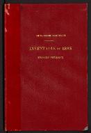 Imprimerie nationale. Inventaire de 1893. Procès-verbaux.