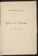 Imprimerie royale. Répertoire du récolement au 1er octobre 1823 [2/2]