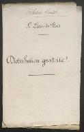 Distribution gratuite