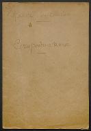 Correspondance diverse relative à la gravure et à la fonte des caractères