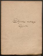 Chinois antique, corps 72