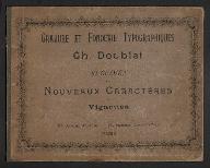 Spécimen des nouveaux caractères et vignettes