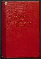 Imprimerie royale. Inventaire de 1838. Procès-verbaux