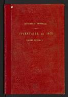 Imprimerie impériale. Inventaire de 1853. Procès-verbaux.