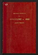 Imprimerie impériale. Inventaire de 1863. Procès-verbaux