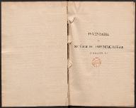 Inventaire du matériel de l'Imprimerie royale au 31 décembre 1843