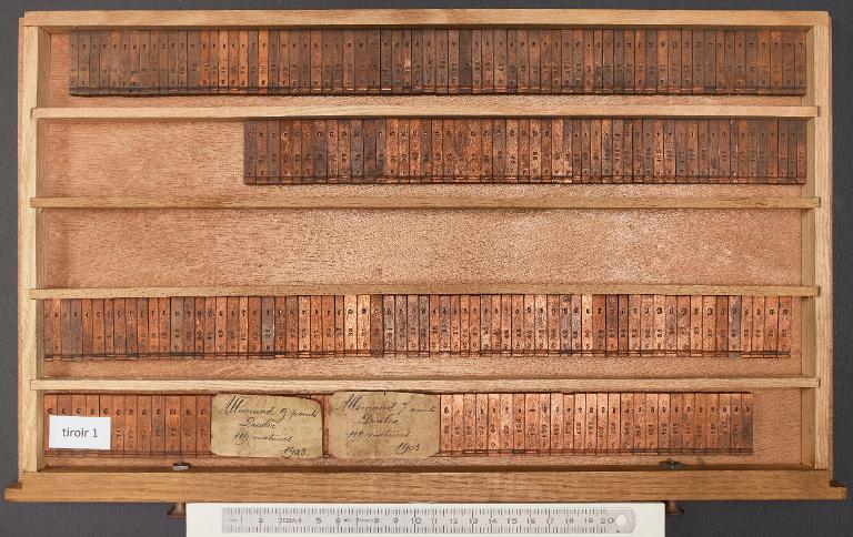 Tiroir de matrices : allemand