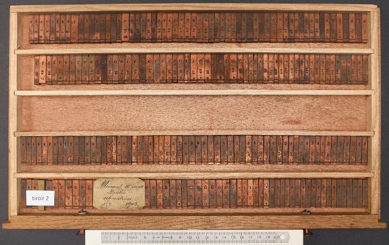 Tiroir de matrices : allemand