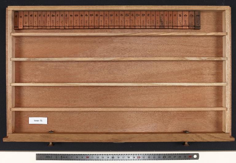 Tiroir de matrices : canara et télougou corps 17