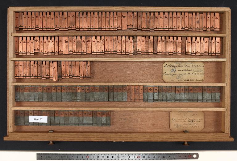 Tiroir de matrices : estrangélo corps 12