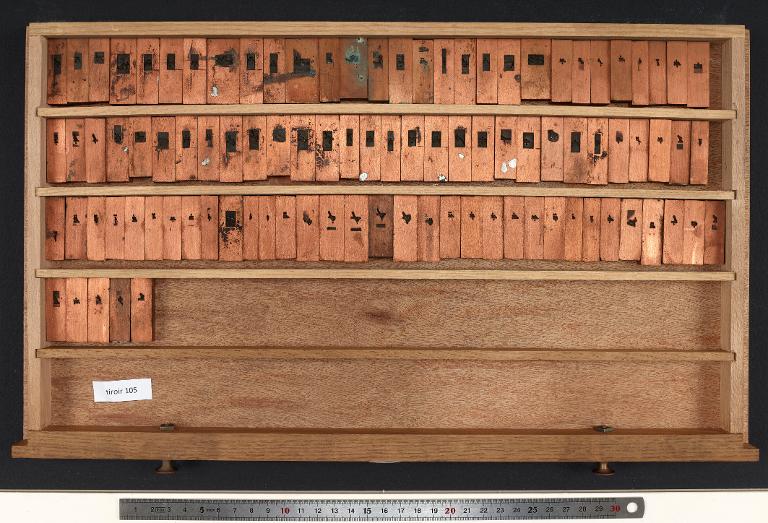 Tiroir de matrices : estrangélo corps 16