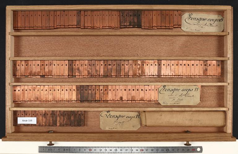 Tiroir de matrices : étrusque