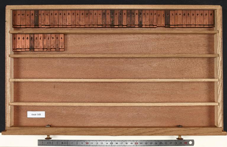 Tiroir de matrices : grec corps 13