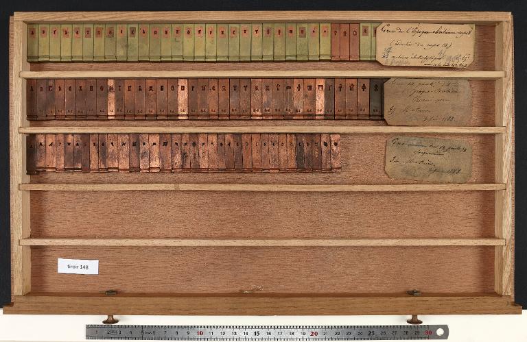 Matrices : grec de l'époque Chrétienne corps 8