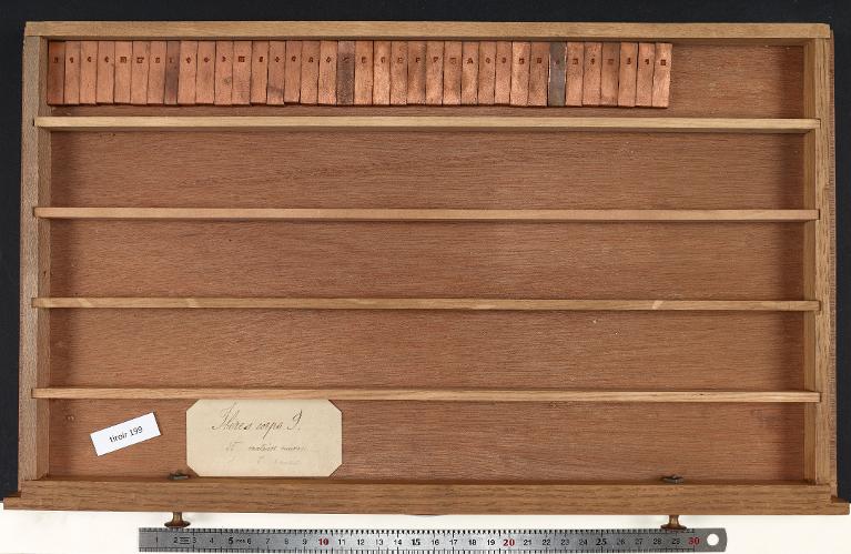 Tiroir de matrices : ibérique corps 9