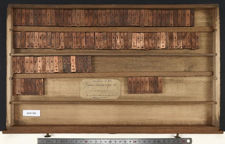 Tiroir de matrices : grasse étroite corps 10
