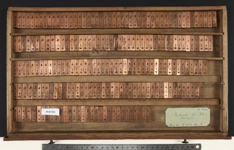 Tiroir de matrices : Luce