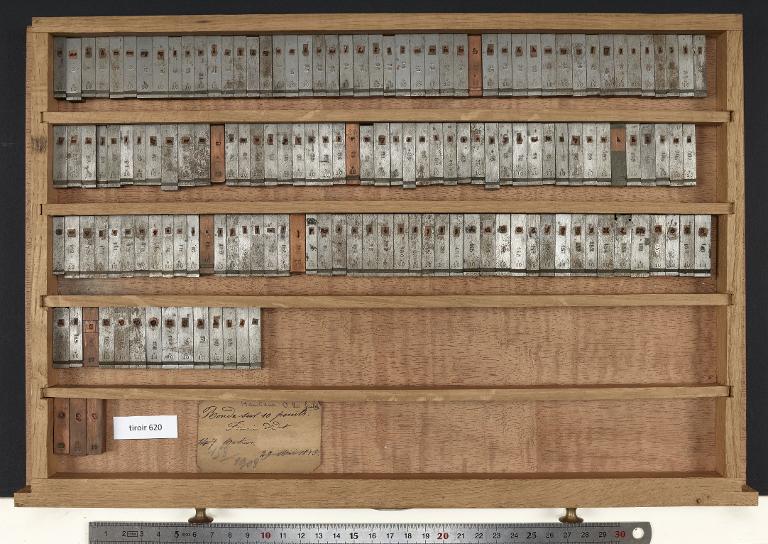 Tiroir de matrices : ronde corps 10