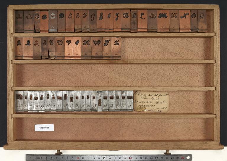 Tiroir de matrices : ronde