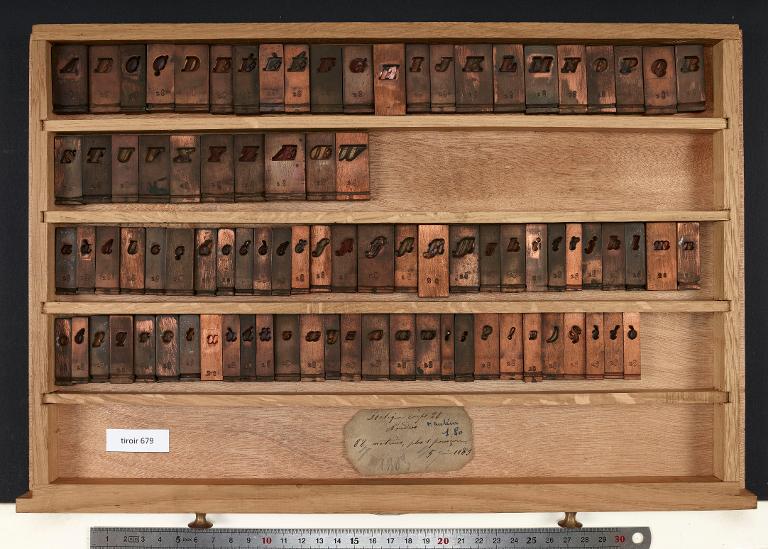 Tiroir de matrices : London corps 28
