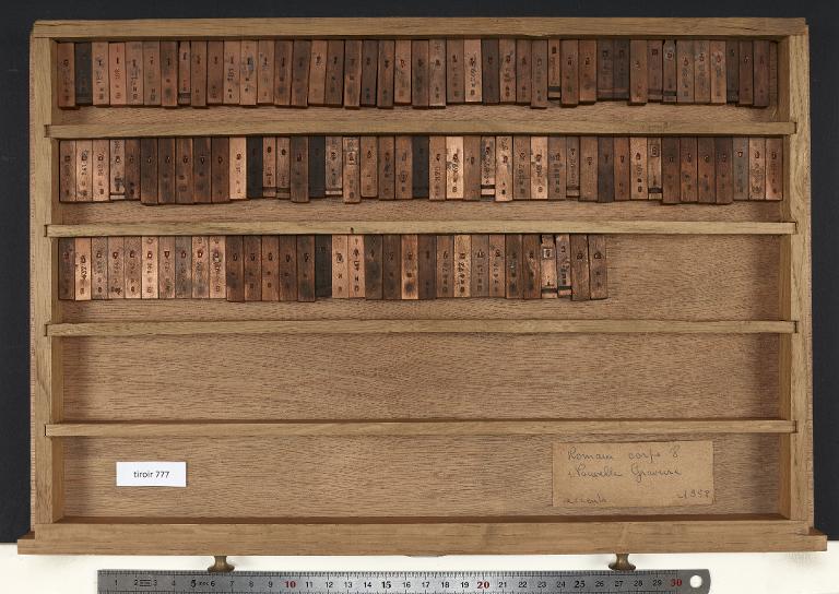 Tiroir de matrices : romain corps 8