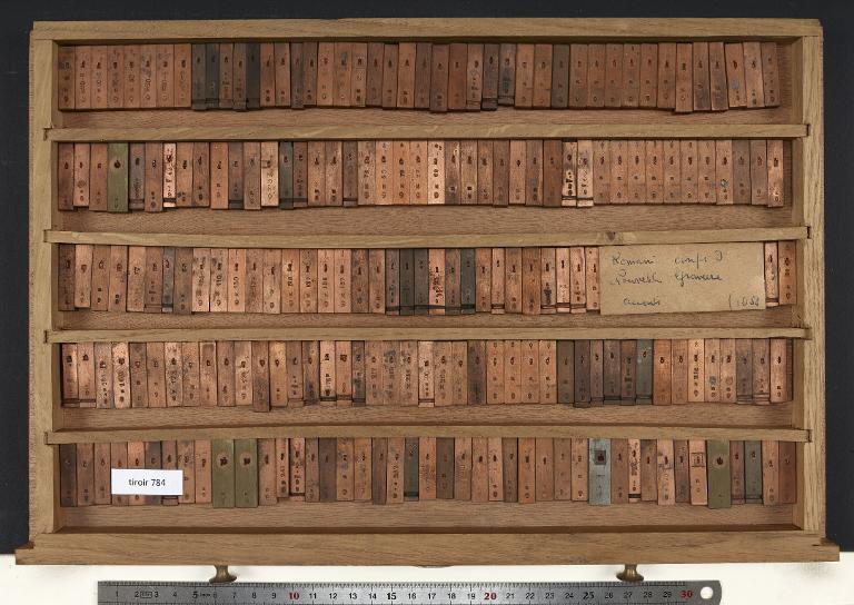 Tiroir de matrices : romain corps 9