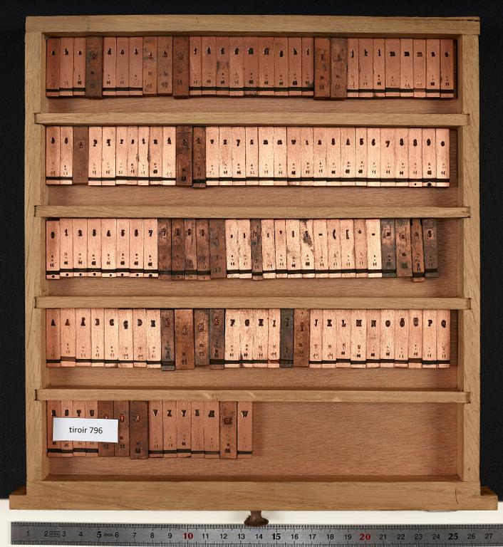 Tiroir de matrices : romain corps 11