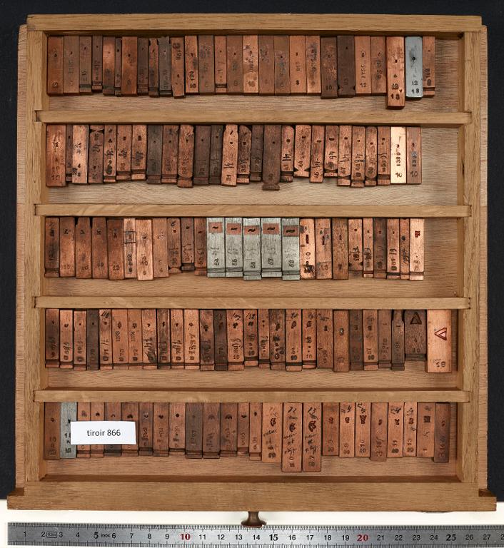 Tiroir de matrices : signe divers tilde sur divers corps