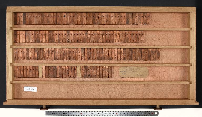 Tiroir de matrices : Garamont corps 6 , romain
