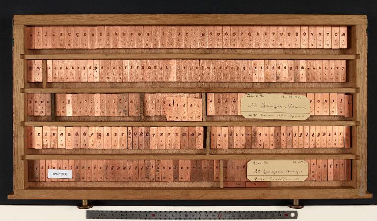 Matrices : Jaugeon corps 12 , romain