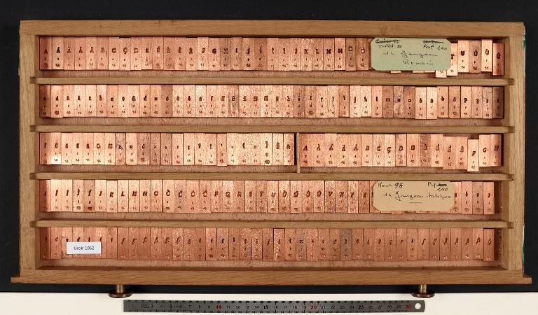 Matrices : Jaugeon corps 14 , romain