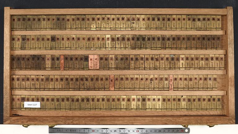 Tiroir de matrices : chinois corps 10