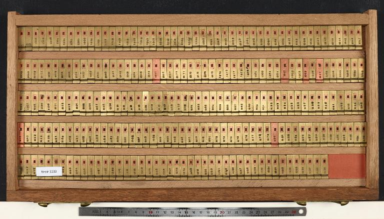 Tiroir de matrices : chinois sur 1/3 2/3