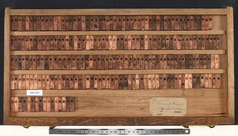 Tiroir de matrices : annamite corps 10