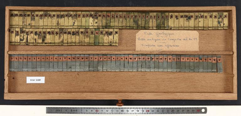 Matrices : carte géologique