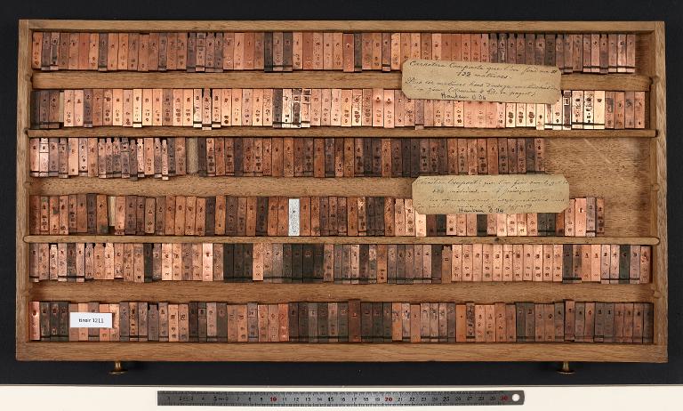 Matrices : compactes ordinaires accentuées corps 11
